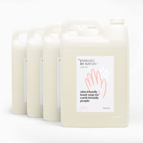 Evolved By Nature Liquid Hand Soap Refill, Rosemary Lemon, Biodegradable Formula, 128 oz.