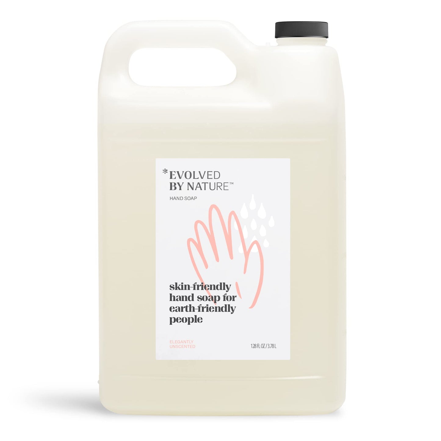 Evolved By Nature Liquid Hand Soap Refill, Rosemary Lemon, Biodegradable Formula, 128 oz.